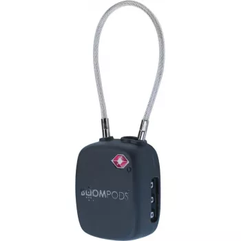 Gepäck-Tracker Boompods LOCK TSA Universal Grau mit Bluetooth-Konnektivität und kompaktem Design