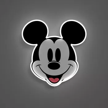 Figur Mickey Maus Gelbpop Disney Printed Face – Sammlerfigur