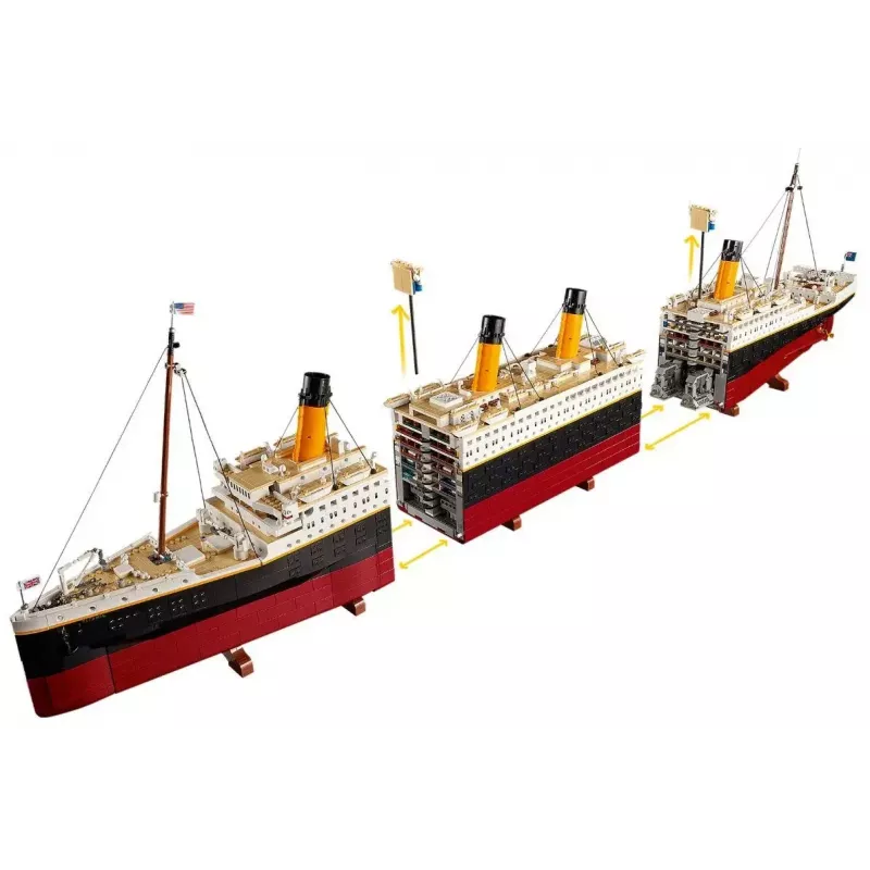 LEGO Bauset ICONS 10294 Titanic Modellnachbildung — 9.090 Teile, 18+