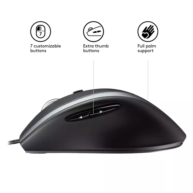 Maus Logitech LGT-M500 USB Type-A