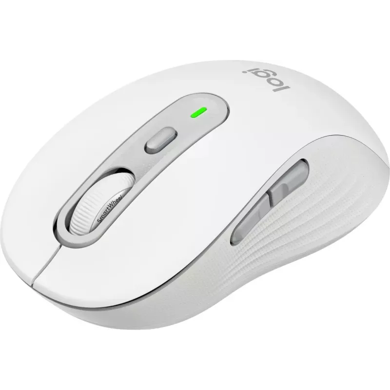 Logitech MK950 Signature schlank Tastatur Maus enthalten Büro RF Wireless + Bluetooth QWERTY Dänisch Finnisch Norwegisch Schwedisch Weiß