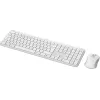 Logitech MK950 Signature schlank Tastatur Maus enthalten Büro RF Wireless + Bluetooth QWERTY Dänisch Finnisch Norwegisch Schwedisch Weiß