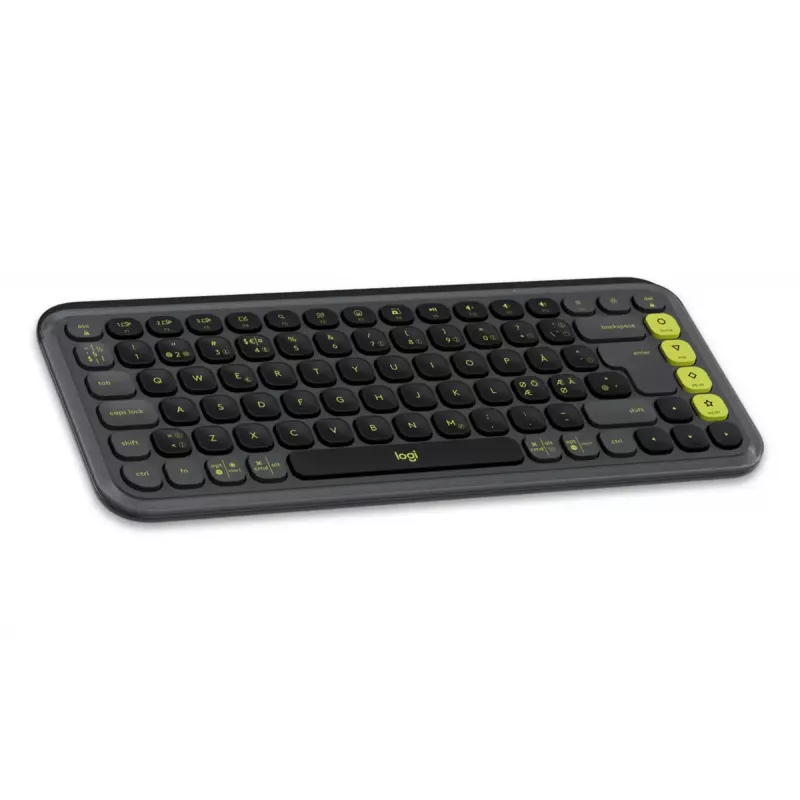 Tastatur-Maus-Kombination Logitech POP Icon QZERTY Bluetooth Mini Graphite Grün