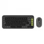 Tastatur-Maus-Kombination Logitech POP Icon QZERTY Bluetooth Mini Graphite Grün