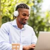 Headset Logitech Zone Wireless 2 ES — Kabelgebunden & Kabellos (Bluetooth), USB-C, Supraaural, 1,5 m Kabel, Weiß, 212 g