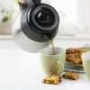 Filterkaffeemaschine Domo DO709K — halbautomatisch, 1 L Wassertank, 8-Tassen-Kanne, LCD, Edelstahl/Schwarz