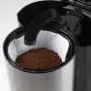 Filterkaffeemaschine Domo DO709K — halbautomatisch, 1 L Wassertank, 8-Tassen-Kanne, LCD, Edelstahl/Schwarz
