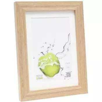 Bilderrahmen Deknudt S66KH1 P1 18x24 – Eichenholzrahmen mit Passepartout für 18×24 cm Bild