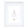 Einzelbilderrahmen Deknudt S66KF1 P1 Weiß MDF Glas Holz 30x40