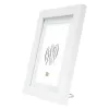 Einzelbilderrahmen Deknudt S66KF1 P1 Weiß MDF Glas Holz 30x40