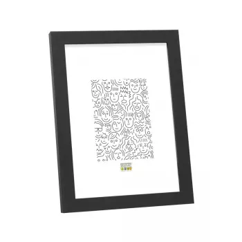 Einzelbilderrahmen Deknudt S44CF2 Schwarz 20X30 Glas MDF