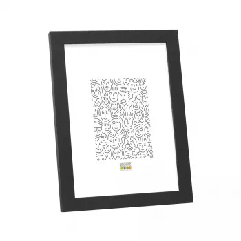 Einzelbilderrahmen Deknudt S44CF2 Schwarz 30X45 Glas MDF