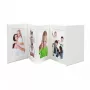 Fotoalbum Deknudt Leporello Weiß 8 Blätter 13 x 18 cm
