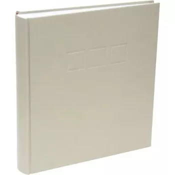 Fotoalbum Deknudt A10D30100SI Leinen beige 30 x 33 cm 100 Seiten