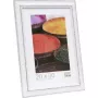 Bilderrahmen Deknudt S221H3 15x20 cm Holz weiß mit brauner Kante