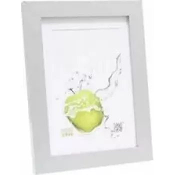 Fotorahmen Deknudt S66KD1 P1 20x30 Holz Silber mit Passepartout, für 20×30 cm Fotos