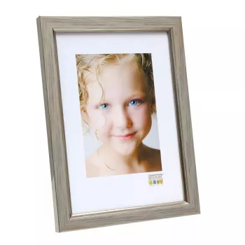 Einzelbilderrahmen Deknudt S46AD1 Silber Harz Holz 20x30 cm