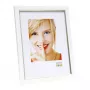 Einzelbilderrahmen Deknudt S46AF1 Silber Weiß MDF Kunststoff 318x12x418mm