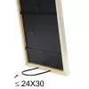 Einzelbilderrahmen Deknudt S41JD1 Silber 311x434 mm