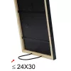 Einzelbilderrahmen Deknudt S41JL2 Schwarz Karton Glas Holz