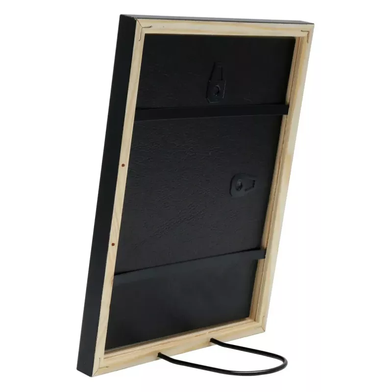 Einzelbilderrahmen Deknudt S41JL2 Schwarz Karton Glas Holz