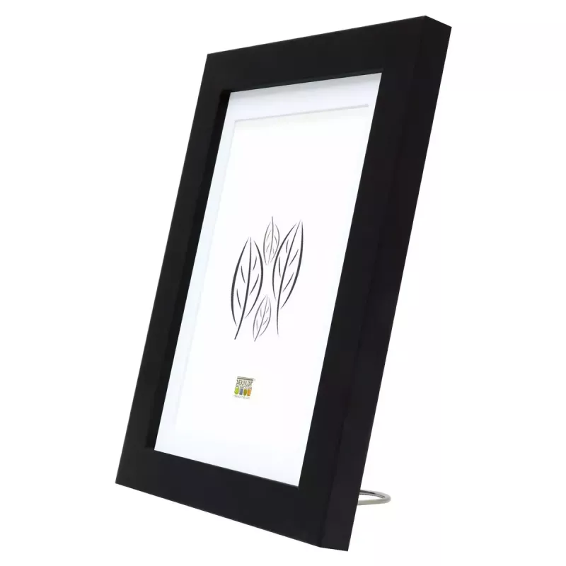 Einzelner Bilderrahmen Deknudt S66KF2 P1 Schwarz 30x45