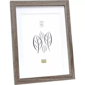 Bilderrahmen Deknudt S66KH3 Wood Grau Oak 20x25 cm mit Passepartout
