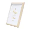 Einzelbilderrahmen Deknudt S46WG3 P1 Naturweiß 221 x 221 mm