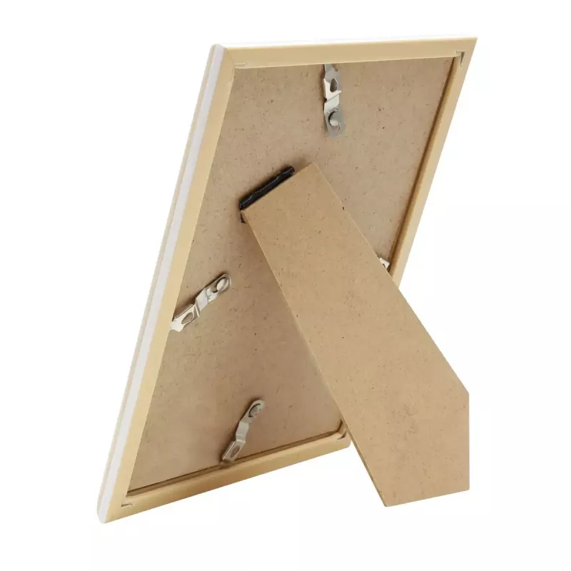 Einzelbilderrahmen Deknudt S46WG3 P1 Naturweiß 221 x 221 mm