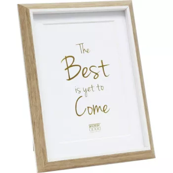 Bilderrahmen Deknudt Resin Frame S46WG4 P1 13x18 cm Naturweiß mit Passepartout