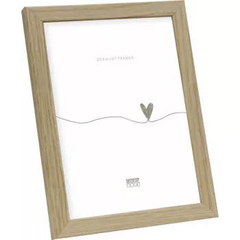 Bilderrahmen Deknudt S47CJ1 Massivholz Eiche für A4 (21 x 29,7 cm)