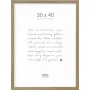 Bilderrahmen Deknudt S47CJ1 massive Eiche 30×40 cm – Wand- und Tischaufstellung
