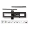 Nedis TVWM1550BK TV-Standfuß für Bildschirme von 94–177,8 cm (37–70 Zoll), max. VESA 600x400, max. Traglast 25 kg, schwarz