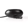 Digitaler Wecker Nedis CLAR001BK — LED-Anzeige, oval, 130×60×100 mm, 220–240 V, FM/AM, schwarz