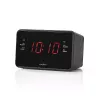 Digitaler Wecker Nedis CLAR002BK — LED-Anzeige, AC 220–240V, 130×80×70 mm, schwarz