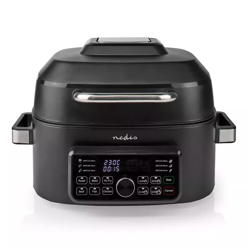 Heißluftfritteuse Nedis KAAFG600BK 6 L 1660 W Schwarz