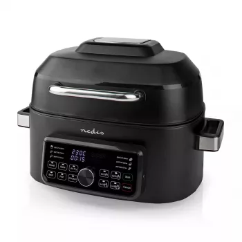 Heißluftfritteuse Nedis KAAFG600BK 6 L 1660 W Schwarz