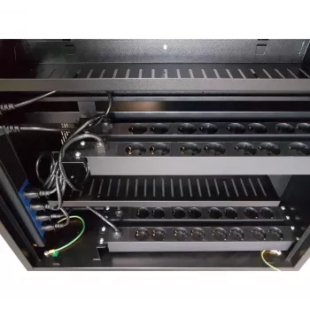 Tragbarer Geräteverwaltungswagen Acer Leba NoteCart Flex Extended 16 Schuko-Stecker