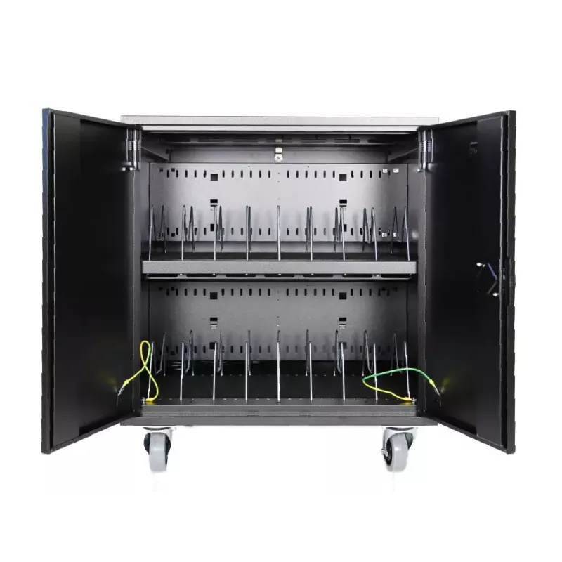 Tragbarer Geräteverwaltungswagen Acer Leba NoteCart Flex Extended 16 Schuko-Stecker