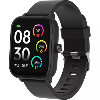 Smartwatch DENVER SWG-155B — schwarz, einfache Smartwatch mit Fitness- und Benachrichtigungsfunktionen