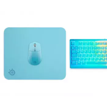 Mauspad Steelseries QcK M Aqua 320x270mm Mikrofaser-Gummi