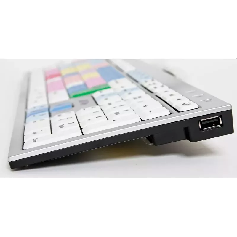 Tastatur Logickeyboard LKB-MCOM4-AJPU-UK Office USB Mehrfarbig