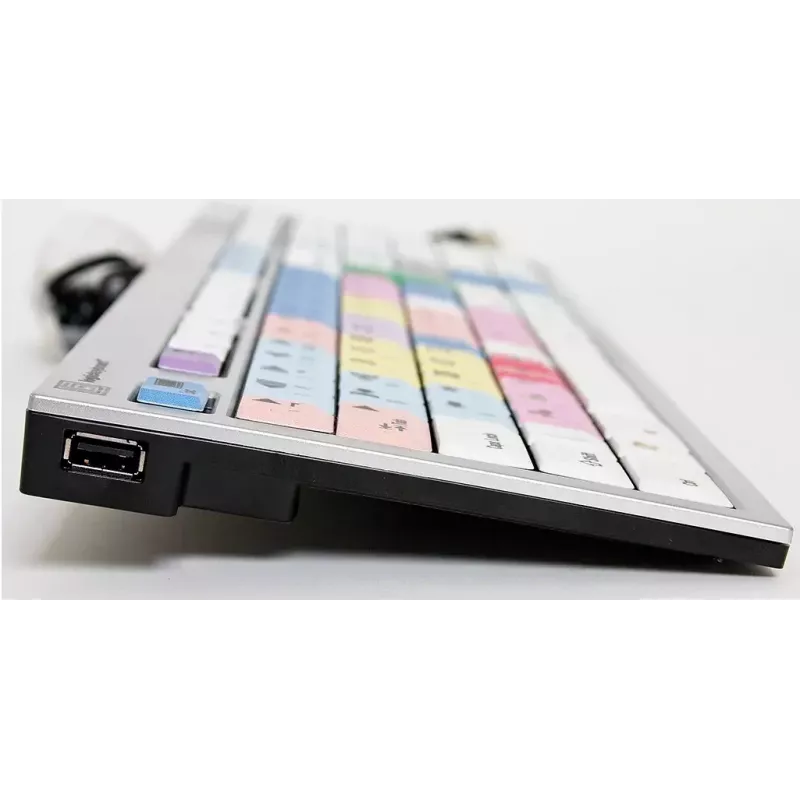 Tastatur Logickeyboard LKB-MCOM4-AJPU-UK Office USB Mehrfarbig