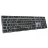 LogicKeyboard SKB-TM-UK Full-Size-Tastatur USB + Bluetooth, QWERTY UK English, Titanium