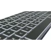 LogicKeyboard SKB-TM-UK Full-Size-Tastatur USB + Bluetooth, QWERTY UK English, Titanium