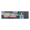Full-size Bluetooth-Tastatur LogicKeyboard LKB-MCOM4-TM — QWERTZ deutsches Layout, 109 Tasten, Titanium grau