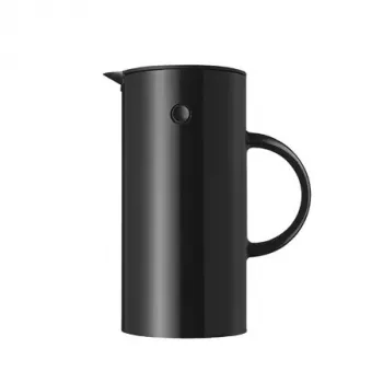 Isolierflasche Stelton EM77 0,5L Schwarz Camping Täglicher Gebrauch