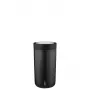 Stelton To Go Click 200 ml Schwarz Edelstahl-Reisebecher