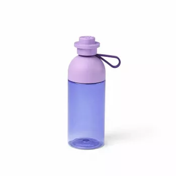 Trinkflasche LEGO 40420004, 500 ml, lila, Kunststoff-Sportflasche mit Schraubverschluss