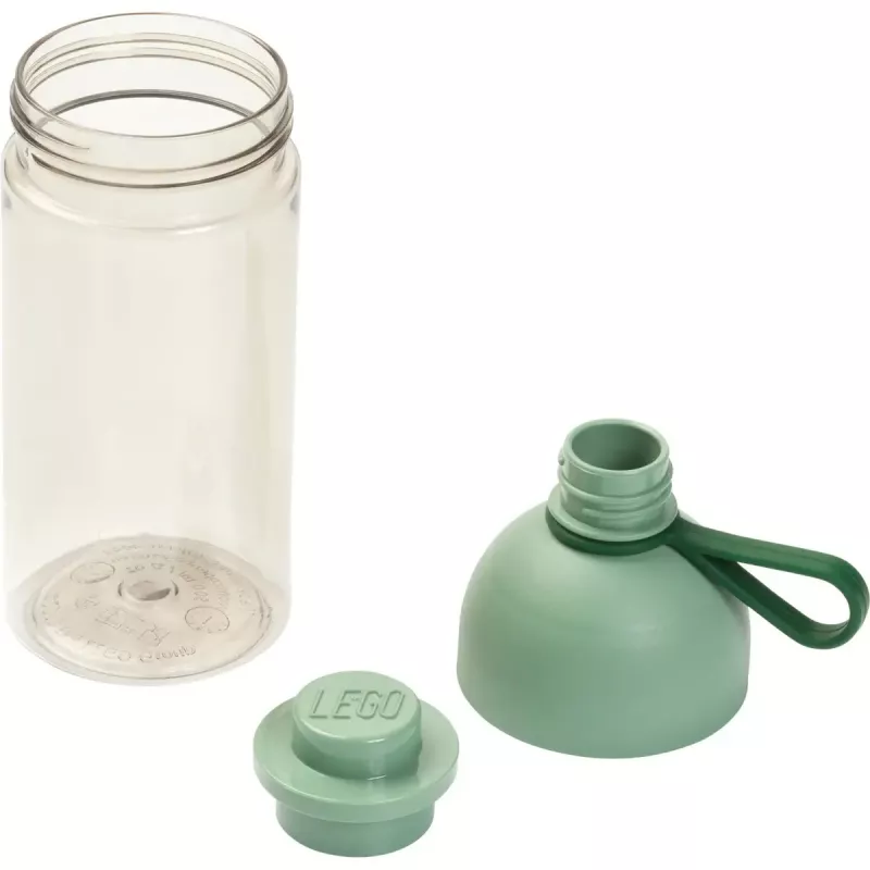 Trinkflasche room copenhagen 0,5 L — hellgrün/transparent, wiederverwendbare Kunststoffflasche